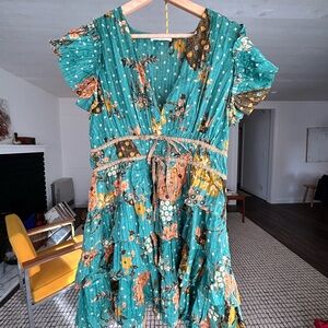 ULLA JOHNSON marni dress in Hummingbird